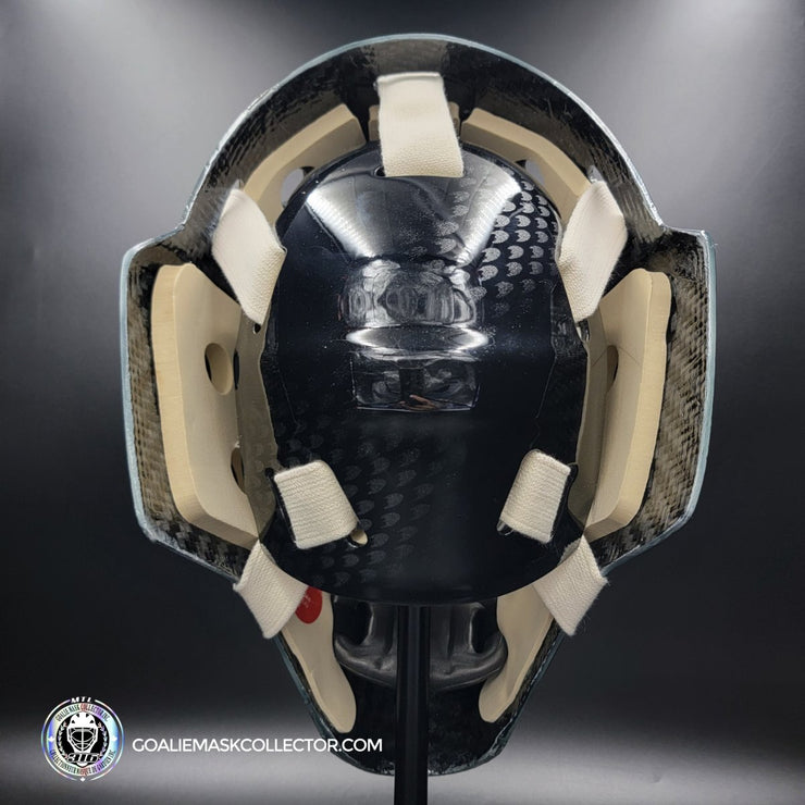 John Gibson Goalie Mask Unsigned 2017 Anaheim V1 Tribute