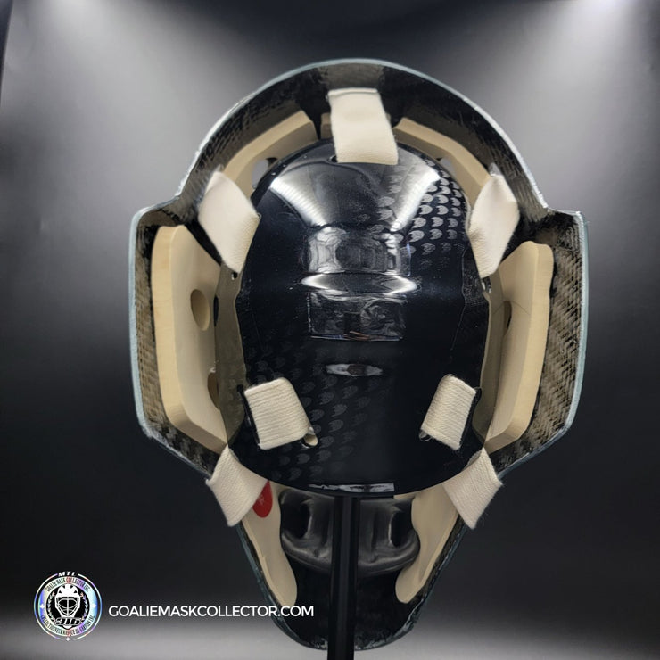 John Gibson Goalie Mask Unsigned 2017 Anaheim V1 Tribute