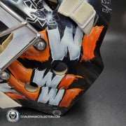 John Gibson Goalie Mask Unsigned 2017 Anaheim V1 Tribute