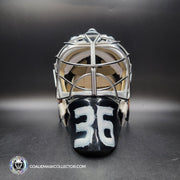 John Gibson Goalie Mask Unsigned 2017 Anaheim V1 Tribute