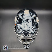 John Gibson Goalie Mask Unsigned 2017 Anaheim V1 Tribute