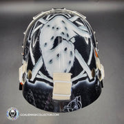 John Gibson Goalie Mask Unsigned 2017 Anaheim V1 Tribute