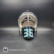 John Gibson Goalie Mask Unsigned 2017 Anaheim V2 Hebert 25th Anniversary Tribute