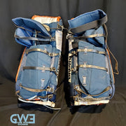 John Vanbiesbrouck Game Worn Pads Photomatched to New York Islanders and New Jersey Devils AS-02999