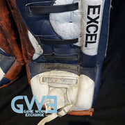 John Vanbiesbrouck Game Worn Pads Photomatched to New York Islanders and New Jersey Devils AS-02999