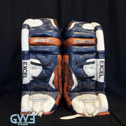 John Vanbiesbrouck Game Worn Pads Photomatched to New York Islanders and New Jersey Devils AS-02999