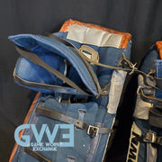 John Vanbiesbrouck Game Worn Pads Photomatched to New York Islanders and New Jersey Devils AS-02999