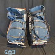 John Vanbiesbrouck Game Worn Pads Photomatched to New York Islanders and New Jersey Devils AS-02999
