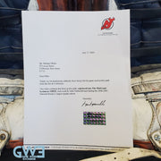 John Vanbiesbrouck Game Worn Pads Photomatched to New York Islanders and New Jersey Devils AS-02999