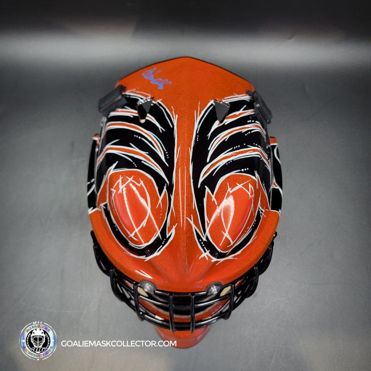 John Vanbiesbrouck Signed Goalie Mask BEE316 Philadelphia V3 Signature Edition Autographed