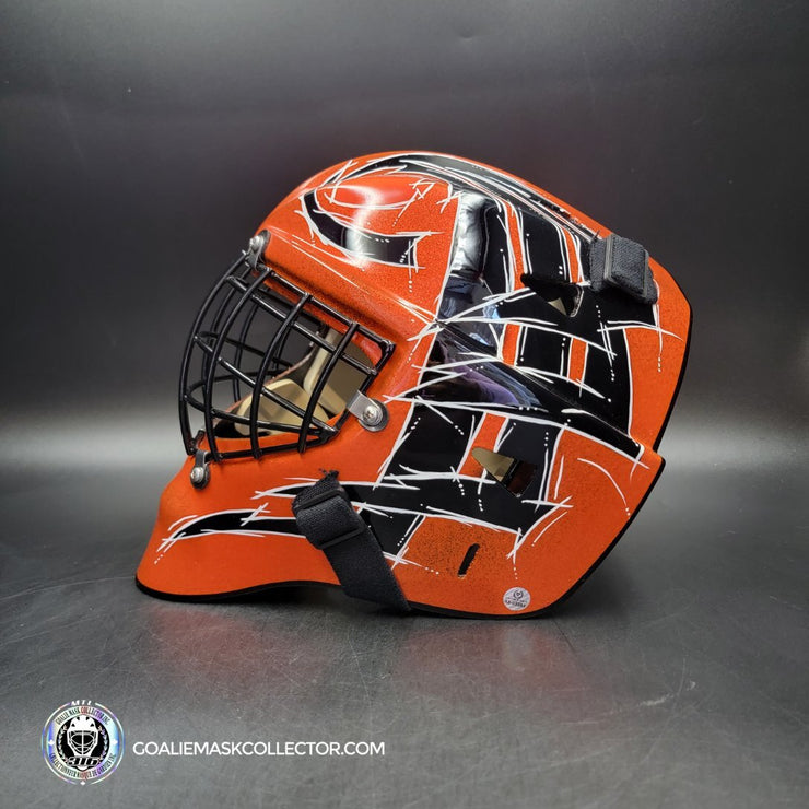 John Vanbiesbrouck Signed Goalie Mask BEE316 Philadelphia V3 Signature Edition Autographed