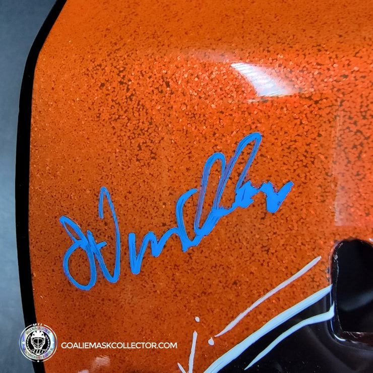 John Vanbiesbrouck Signed Goalie Mask BEE316 Philadelphia V3 Signature Edition Autographed