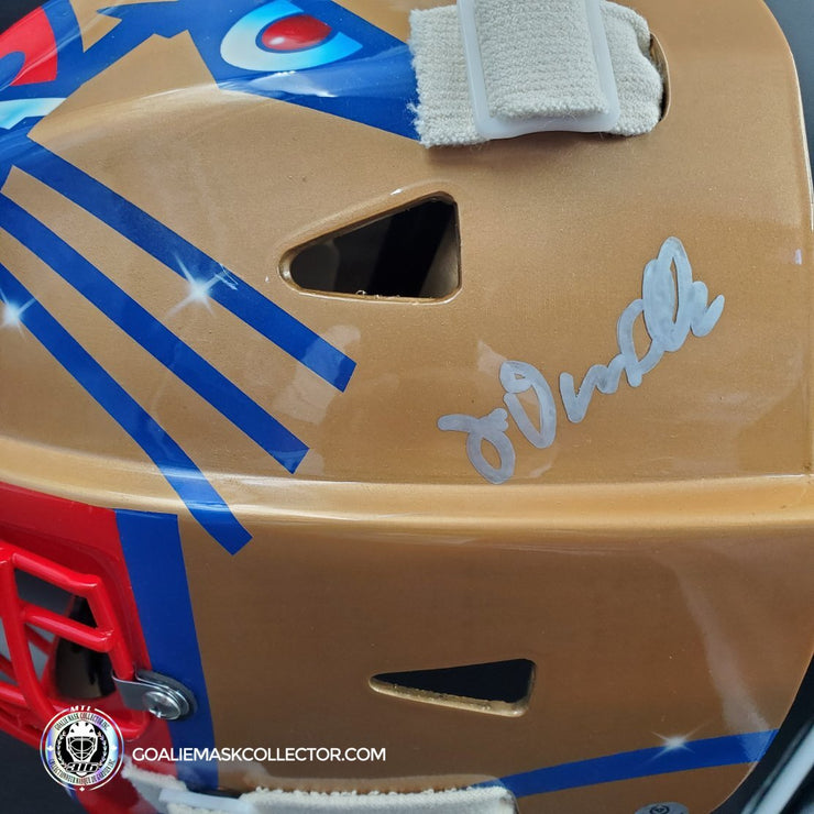 John Vanbiesbrouck Signed Goalie Mask Florida BEE316 V2 Signature Edition Autographed