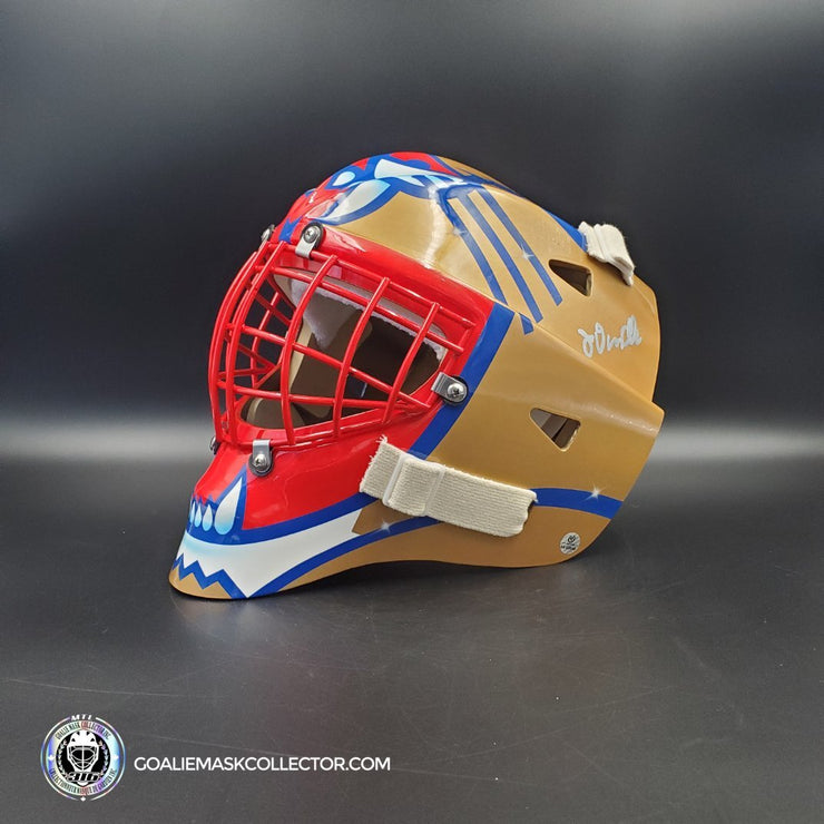 John Vanbiesbrouck Signed Goalie Mask Florida BEE316 V2 Signature Edition Autographed