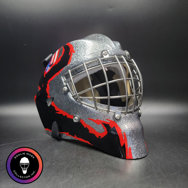 John Vanbiesbrouck Signed Goalie Mask New Jersey BEE316 Signature Edition Tribute