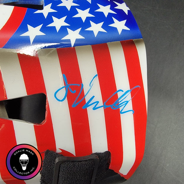 John Vanbiesbrouck Signed Goalie Mask New Jersey BEE316 Signature Edition Tribute