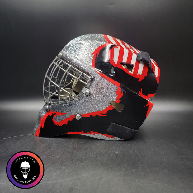 John Vanbiesbrouck Signed Goalie Mask New Jersey BEE316 Signature Edition Tribute
