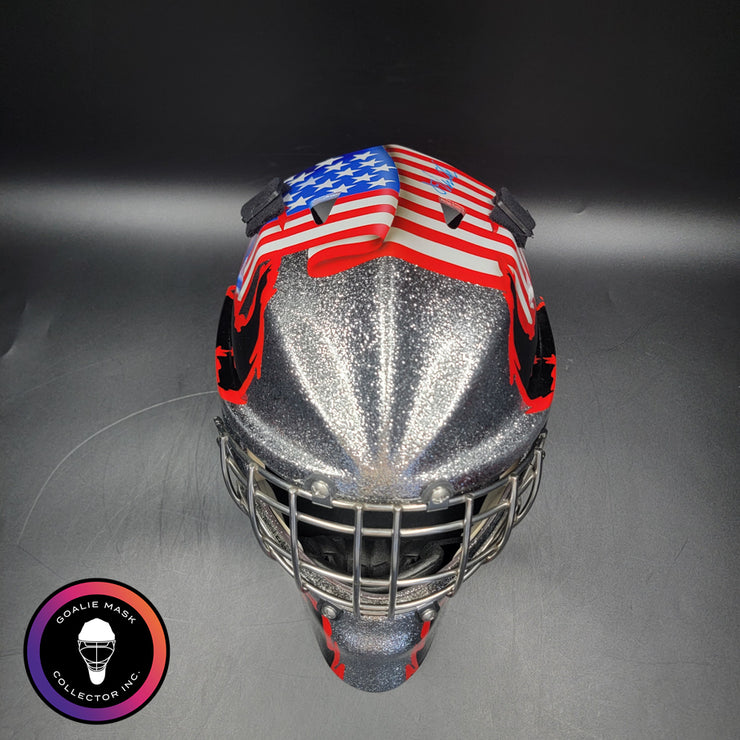 John Vanbiesbrouck Signed Goalie Mask New Jersey BEE316 Signature Edition Tribute