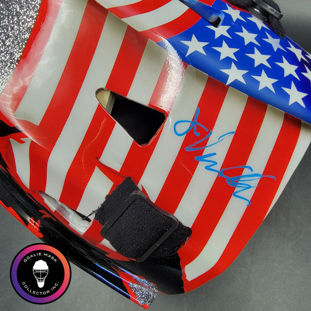 John Vanbiesbrouck Signed Goalie Mask New Jersey BEE316 Signature Edition Tribute