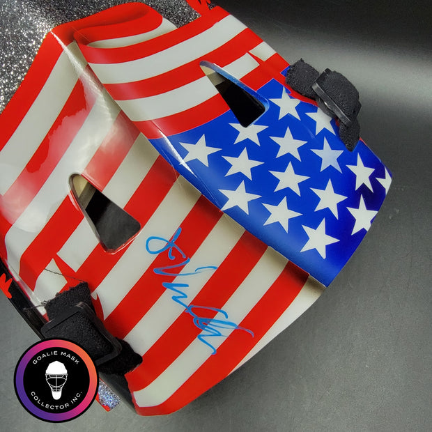 John Vanbiesbrouck Signed Goalie Mask New Jersey BEE316 Signature Edition Tribute