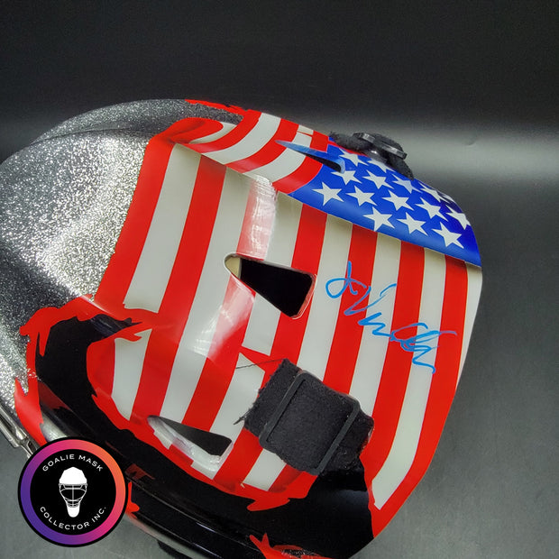 John Vanbiesbrouck Signed Goalie Mask New Jersey BEE316 Signature Edition Tribute