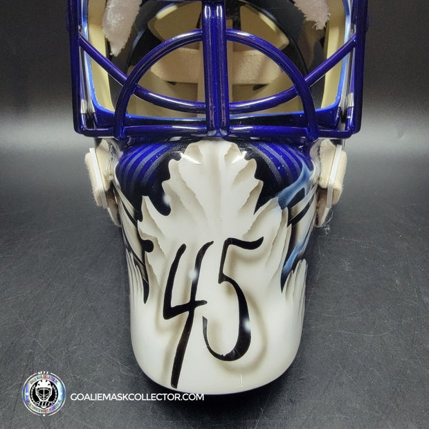 Jonathan Bernier Goalie Mask Unsigned Toronto V1 Tribute