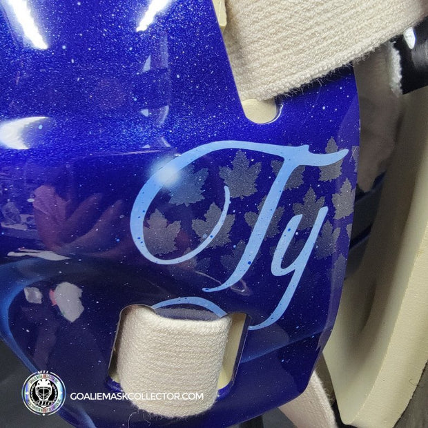 Jonathan Bernier Goalie Mask Unsigned Toronto V1 Tribute
