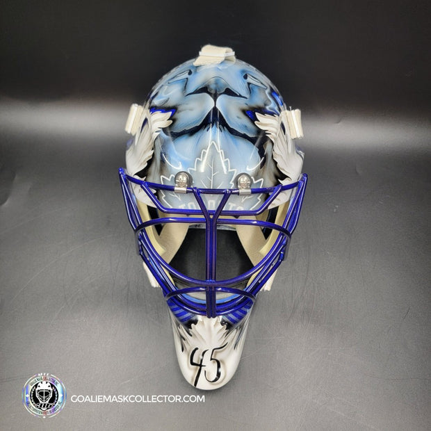 Jonathan Bernier Goalie Mask Unsigned Toronto V1 Tribute