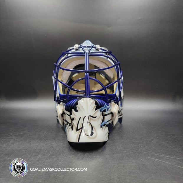 Jonathan Bernier Goalie Mask Unsigned Toronto V1 Tribute