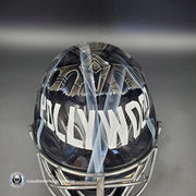 Jonathan Quick Goalie Mask Unsigned Los Angeles Kelly Hrudey Tribute Painted on Sportmask Pro 3i (custom touches)