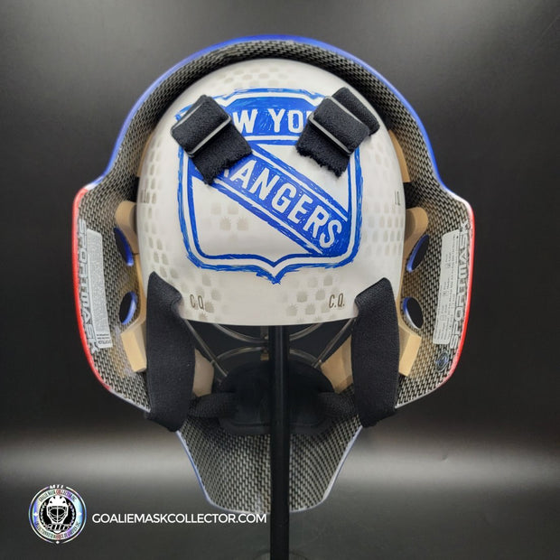 Jonathan Quick Signed Goalie 2024-25 New York Signature Edition Painted on Sportmask Pro 3i