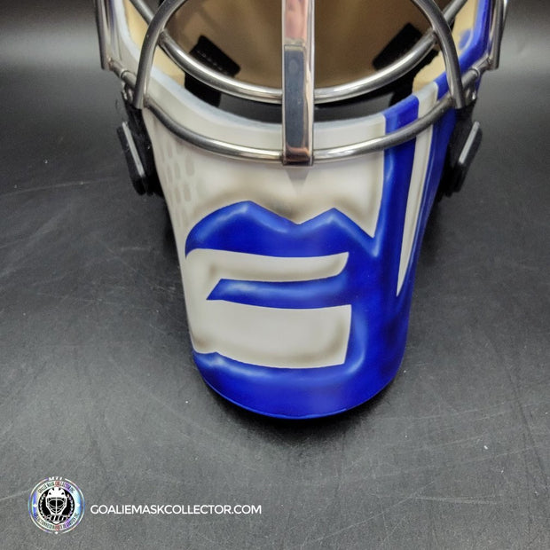 Jonathan Quick Signed Goalie 2024-25 New York Signature Edition Painted on Sportmask Pro 3i
