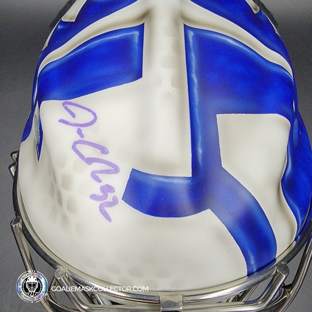 Jonathan Quick Signed Goalie 2024-25 New York Signature Edition Painted on Sportmask Pro 3i