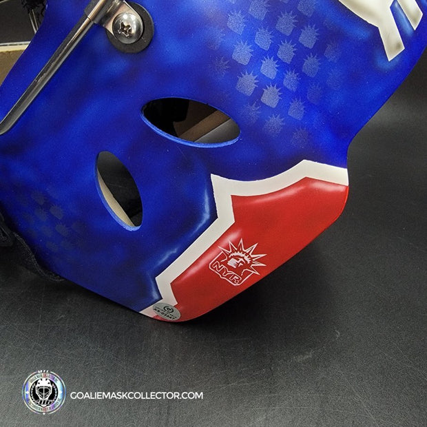 Jonathan Quick Signed Goalie 2024-25 New York Signature Edition Painted on Sportmask Pro 3i