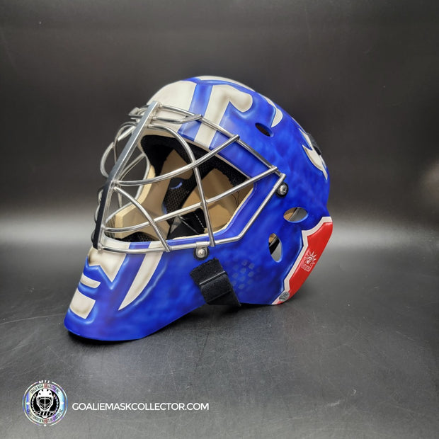 Jonathan Quick Signed Goalie 2024-25 New York Signature Edition Painted on Sportmask Pro 3i
