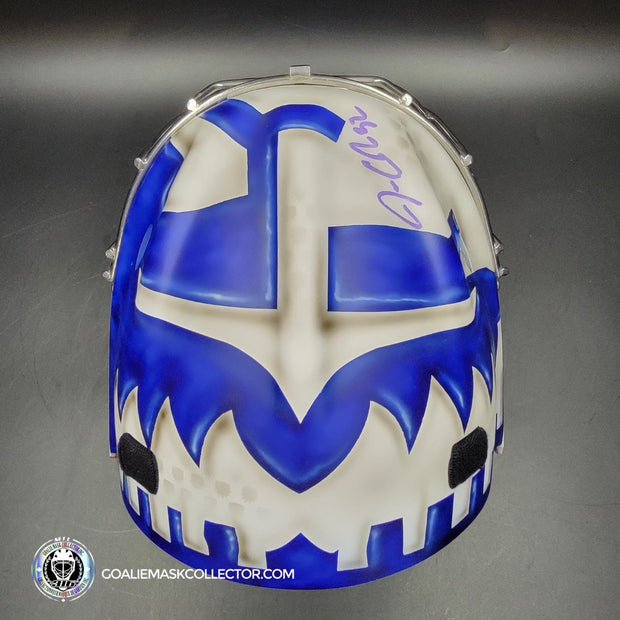 Jonathan Quick Signed Goalie 2024-25 New York Signature Edition Painted on Sportmask Pro 3i