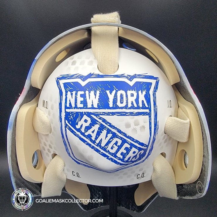 Jonathan Quick Signed Goalie 2024 New York NYPD & FDNY V3 Signature Edition Autographed