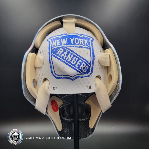Jonathan Quick Signed Goalie 2024 New York NYPD & FDNY V3 Signature Edition Autographed