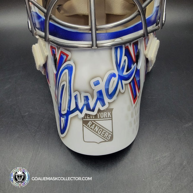 Jonathan Quick Signed Goalie 2024 New York NYPD & FDNY V3 Signature Edition Autographed