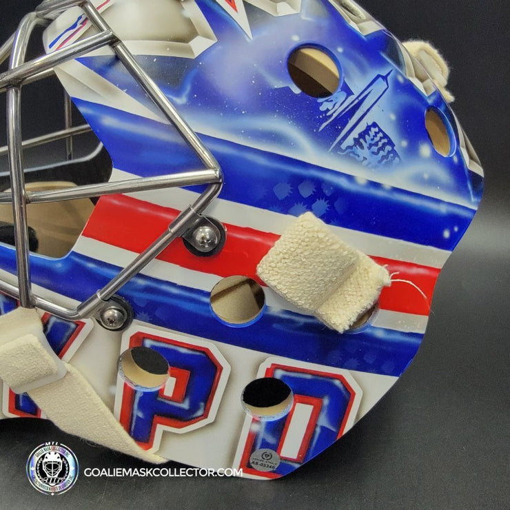 Jonathan Quick Signed Goalie 2024 New York NYPD & FDNY V3 Signature Edition Autographed