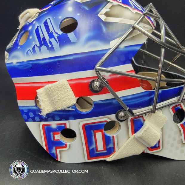 Jonathan Quick Signed Goalie 2024 New York NYPD & FDNY V3 Signature Edition Autographed