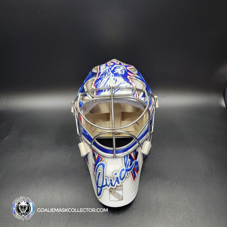 Jonathan Quick Signed Goalie 2024 New York NYPD & FDNY V3 Signature Edition Autographed