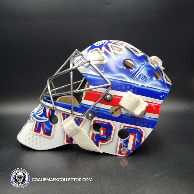 Jonathan Quick Signed Goalie 2024 New York NYPD & FDNY V3 Signature Edition Autographed