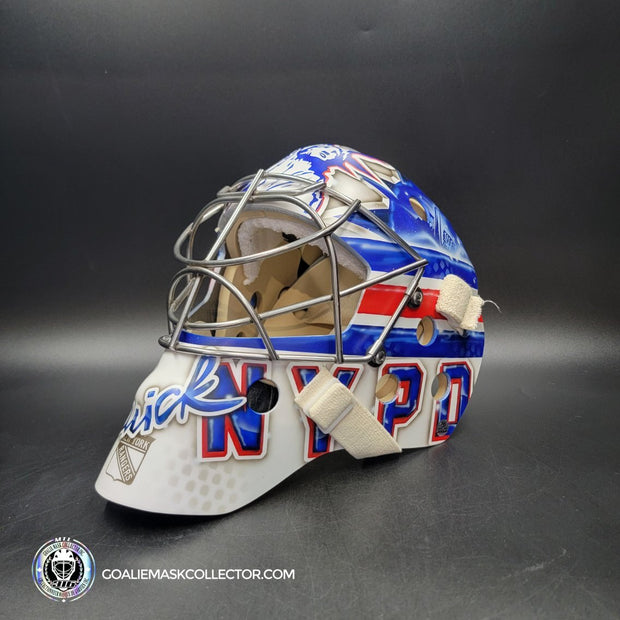 Jonathan Quick Signed Goalie 2024 New York NYPD & FDNY V3 Signature Edition Autographed