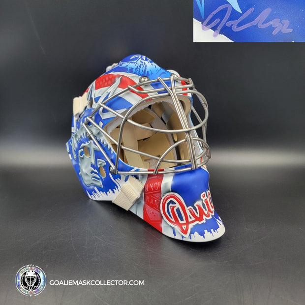 Jonathan Quick Signed Goalie 2024 V2 New York Signature Edition Autographed