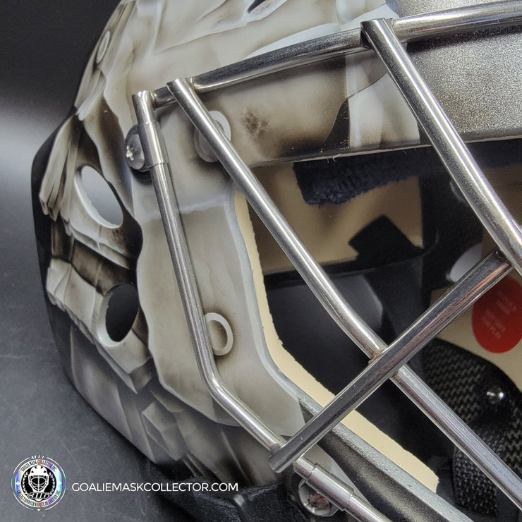 Jonathan Quick Signed Goalie Mask 2023 Las Vegas V2 MATTE Finish Signature Edition Autographed Painted on Sportmask Pro 3i Tribute