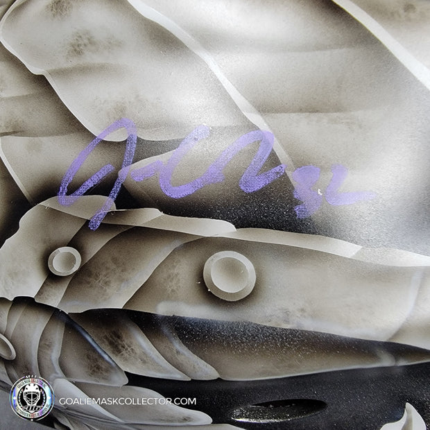 Jonathan Quick Signed Goalie Mask 2023 Las Vegas V2 MATTE Finish Signature Edition Autographed Painted on Sportmask Pro 3i Tribute