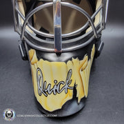 Jonathan Quick Signed Goalie Mask 2023 Las Vegas V2 MATTE Finish Signature Edition Autographed Painted on Sportmask Pro 3i Tribute