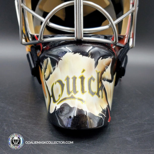 Jonathan Quick Signed Goalie Mask Las Vegas 2023 Stanley Cup Year Signature Edition Autographed