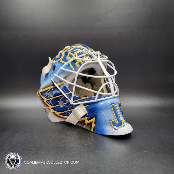 Jordan Binnington Unsigned Goalie Mask St. Louis 2019 CUP Year Tribute
